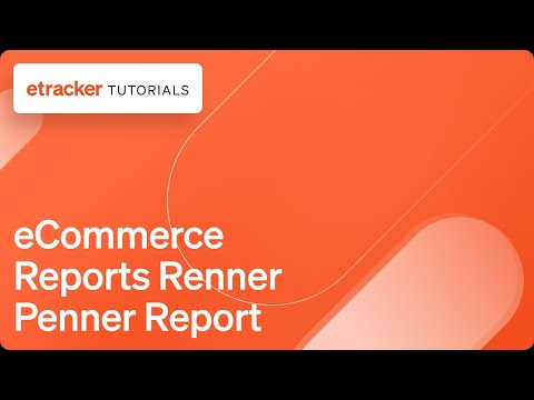 Web Analytics - eCommerce Reports - Renner Penner Report